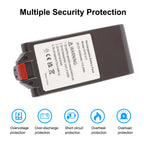 Replacement Battery For Dyson Vacuum Cleaner V11 SV15  SV16 SV17 SV22 SV29 SV47 - Multiple Security Protection