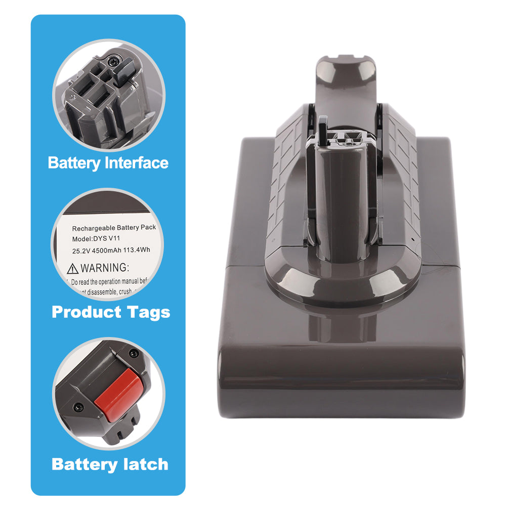 Replacement Battery For Dyson Vacuum Cleaner V11 SV15  SV16 SV17 SV22 SV29 SV47 - Detail showcase