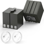 2 PCS HB-EM10 Replacement Battery For Stealth Cam 360 Max & Revolver Pro 6500mAh