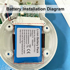 Edan-593855-3.7V-5.92Wh-Medical-Battery