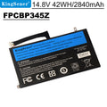 FPCBP345Z Laptop Battery for Fujitsu LifeBook UH572 UH552 Ultrabook  FMVNBP219 FPB0280 FPCBP345Z 14.8V 2840mAh | KingSener