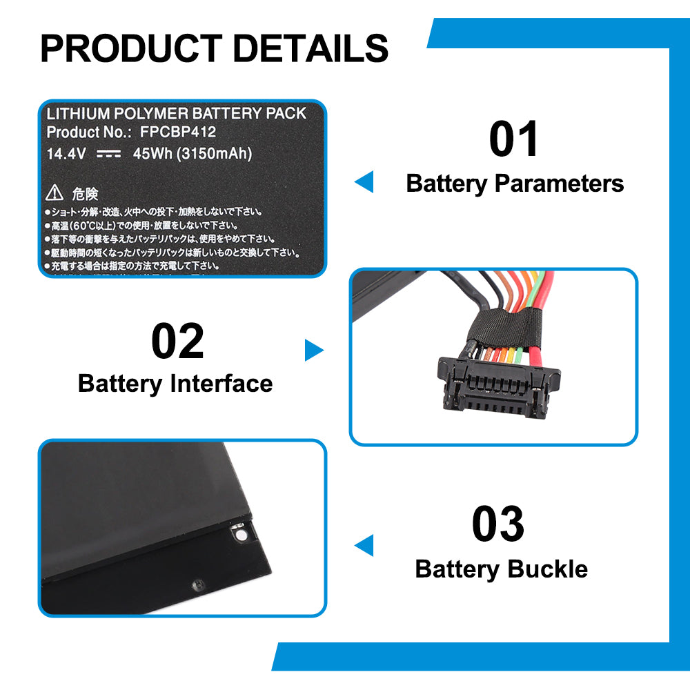 Fujitsu-FPCBP412-14.4V-45Wh-Laptop-Battery