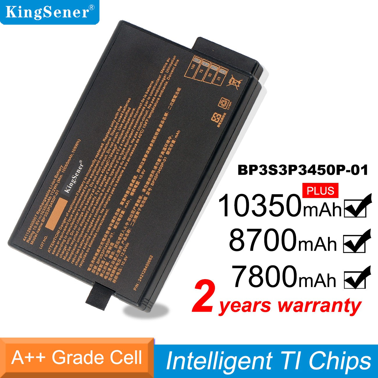 BP3S3P3450P-01 Laptop Battery For Getac X500 V100 V1010 V200 M230 BP-LP2900/33-01PI 441128400007 338911120104 | KingSener