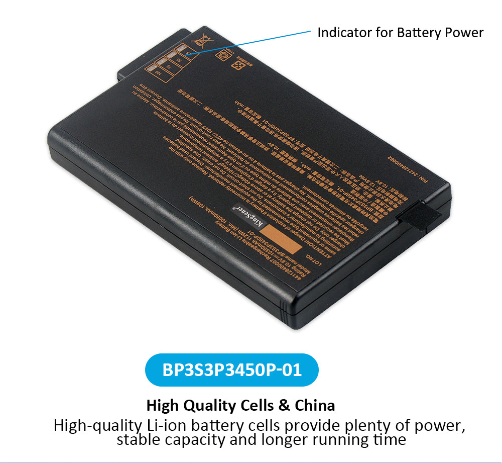 BP3S3P3450P-01 Laptop Battery For Getac X500 V100 V1010 V200 M230 BP-LP2900/33-01PI 441128400007 338911120104 | KingSener