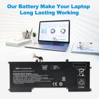 HP AB06XL replacement laptop battery 7.7V 53.61Wh 6962mAh, long-lasting working power office travel