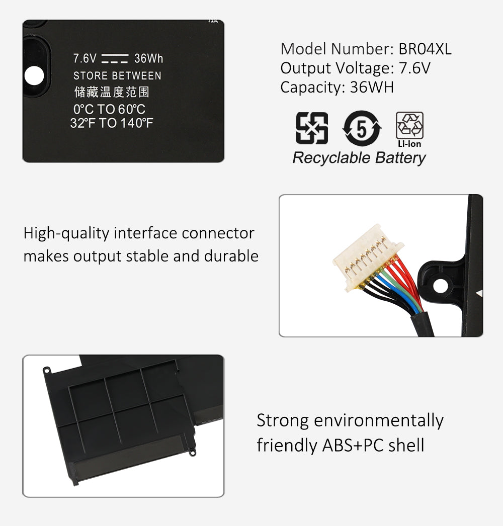 HP-BR04XL-36WH