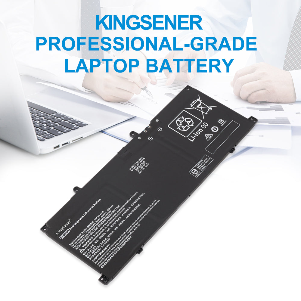 KingSener GD03XL professional-grade laptop battery replacement in office scene