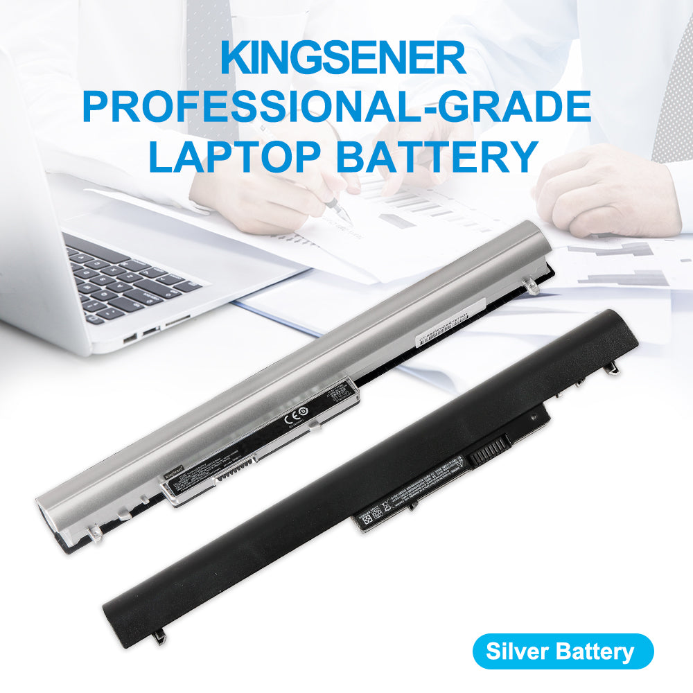 KingSener professional-grade LA04 silver replacement laptop battery 14.8V 41Wh for HP