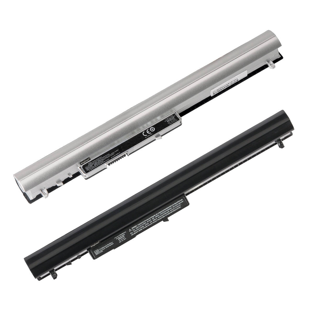 LA04 silver replacement laptop battery 14.8V 41Wh 2620mAh Li-ion for HP Pavilion, white background