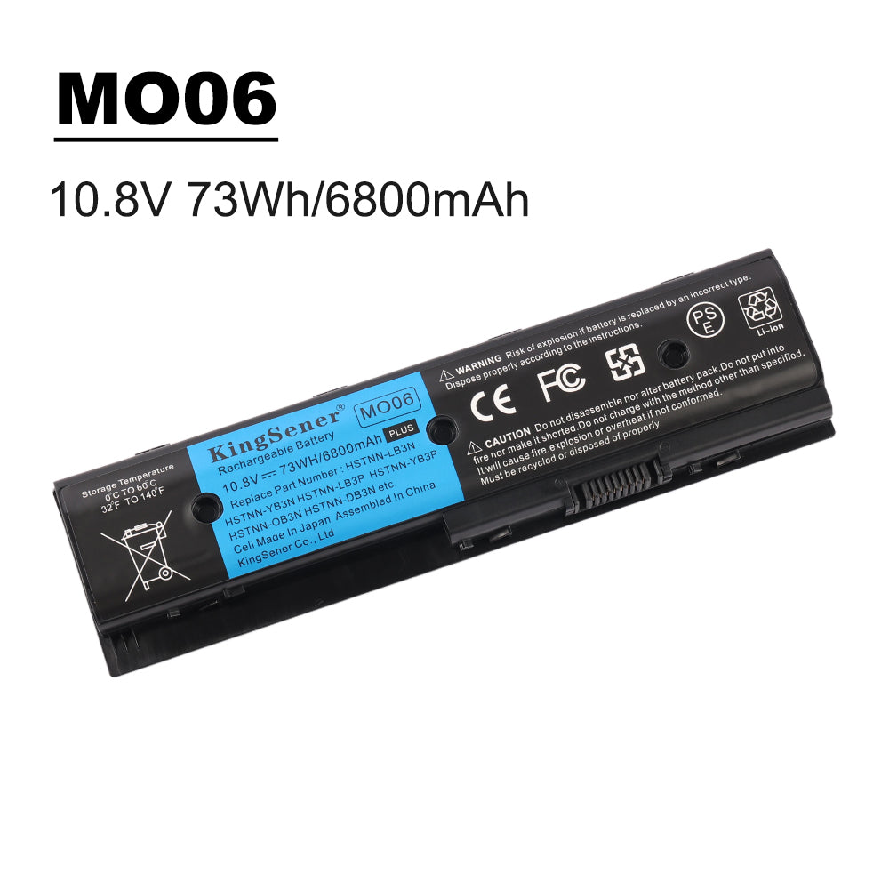 KingSener MO06 Laptop Battery For HP Pavilion DV4-5000 DV6-7002TX 5006TX - 10.8V 73Wh/6800mAh