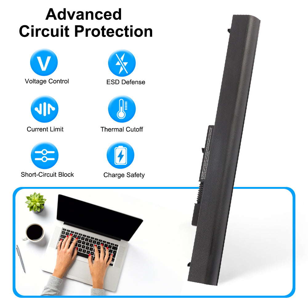KingSener OA04 Laptop Battery For HP 14 15 TouchSmart Notebook series - Advanced Circuit Protection