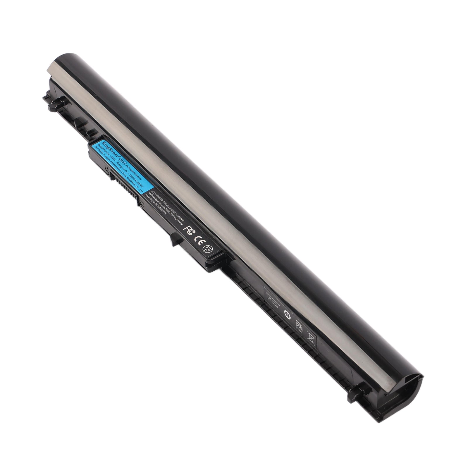 KingSener OA04 Laptop Battery For HP 14 15 TouchSmart Notebook series - Front View on White