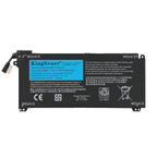 PG06XL replacement battery for HP Omen 15-DH000 15T-DH100 gaming laptop, 11.55V 69Wh 5974mAh Li-ion, front label view with KingSener branding
