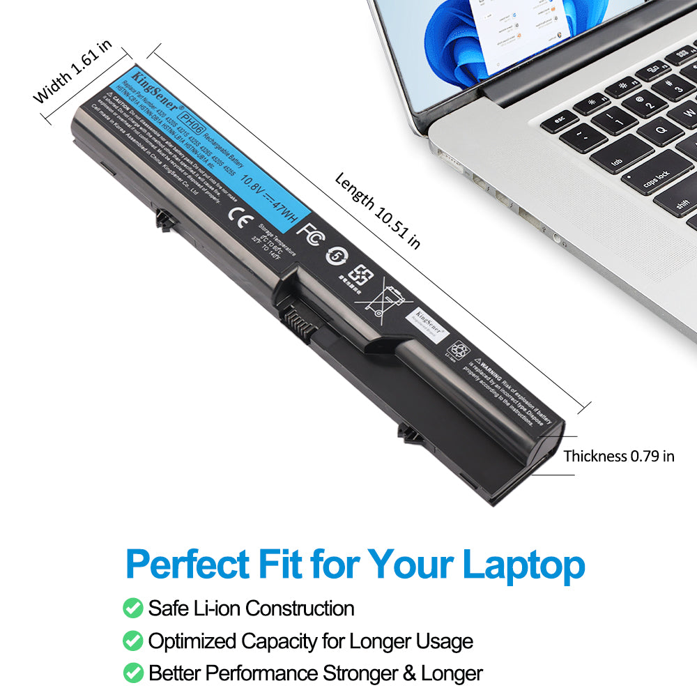 KingSener PH06 Replacement Battery For HP ProBook 4325s 4320s 4321s - Perfect Fit for Your Laptop