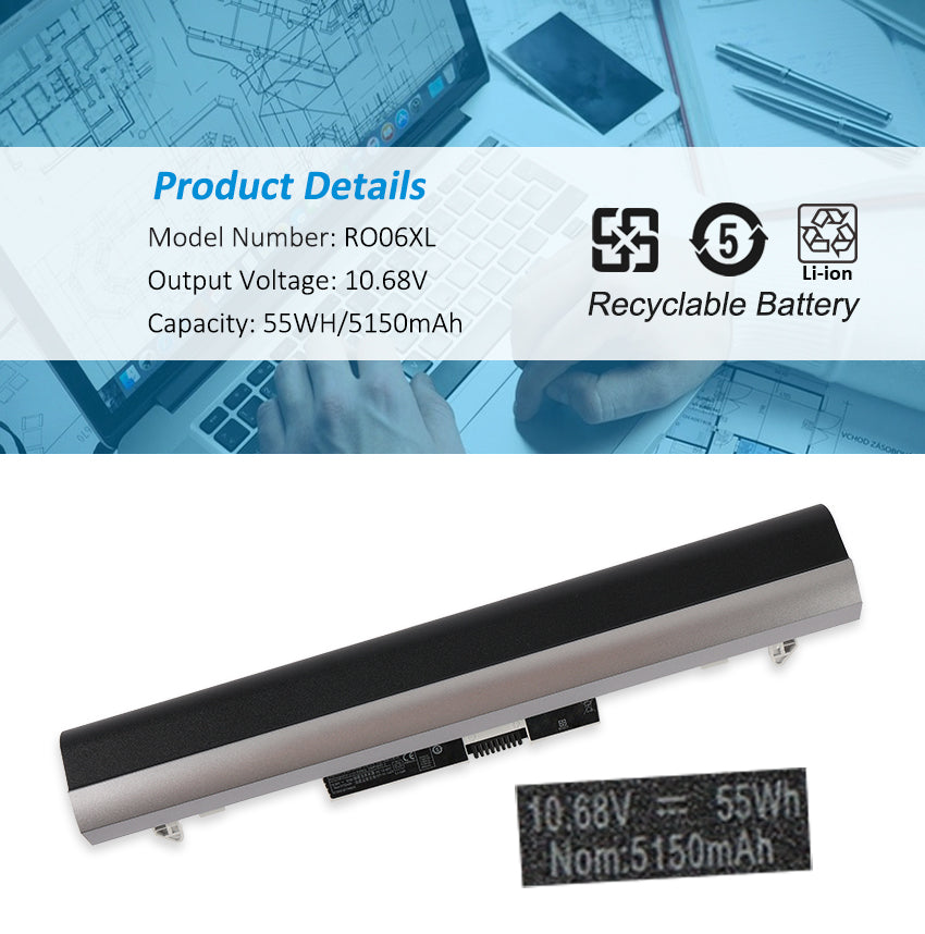 Replacement Battery For HP ProBook 805045-851 805292-001 811347-001 P3G13AA