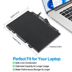SN03XL battery perfect fit with dimensions 6.30in 4.72in 0.28in, safe Li-ion construction optimized capacity for HP EliteBook 8xx series laptop