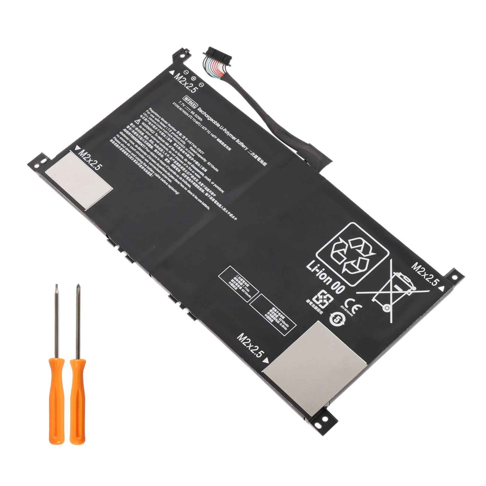 WF04XL 66.52Wh Li-polymer battery comes with free screwdriver tools for easy DIY replacement in HP Envy 13 x360