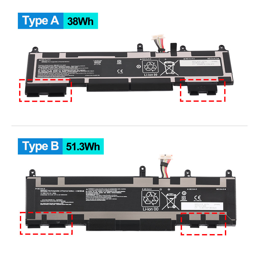 HP-WP03XL-11.58V-51.3Wh-Laptop-Battery