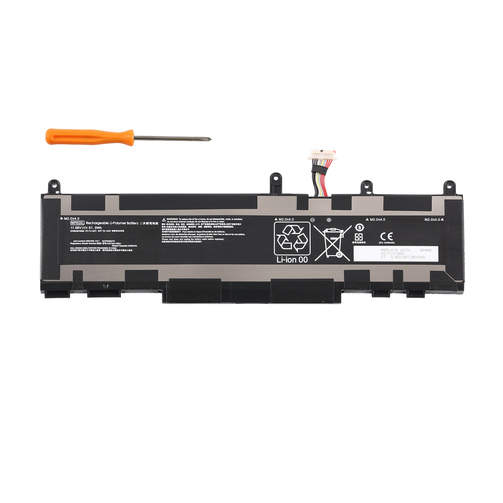 HP-WP03XL-11.58V-51.3Wh-Laptop-Battery