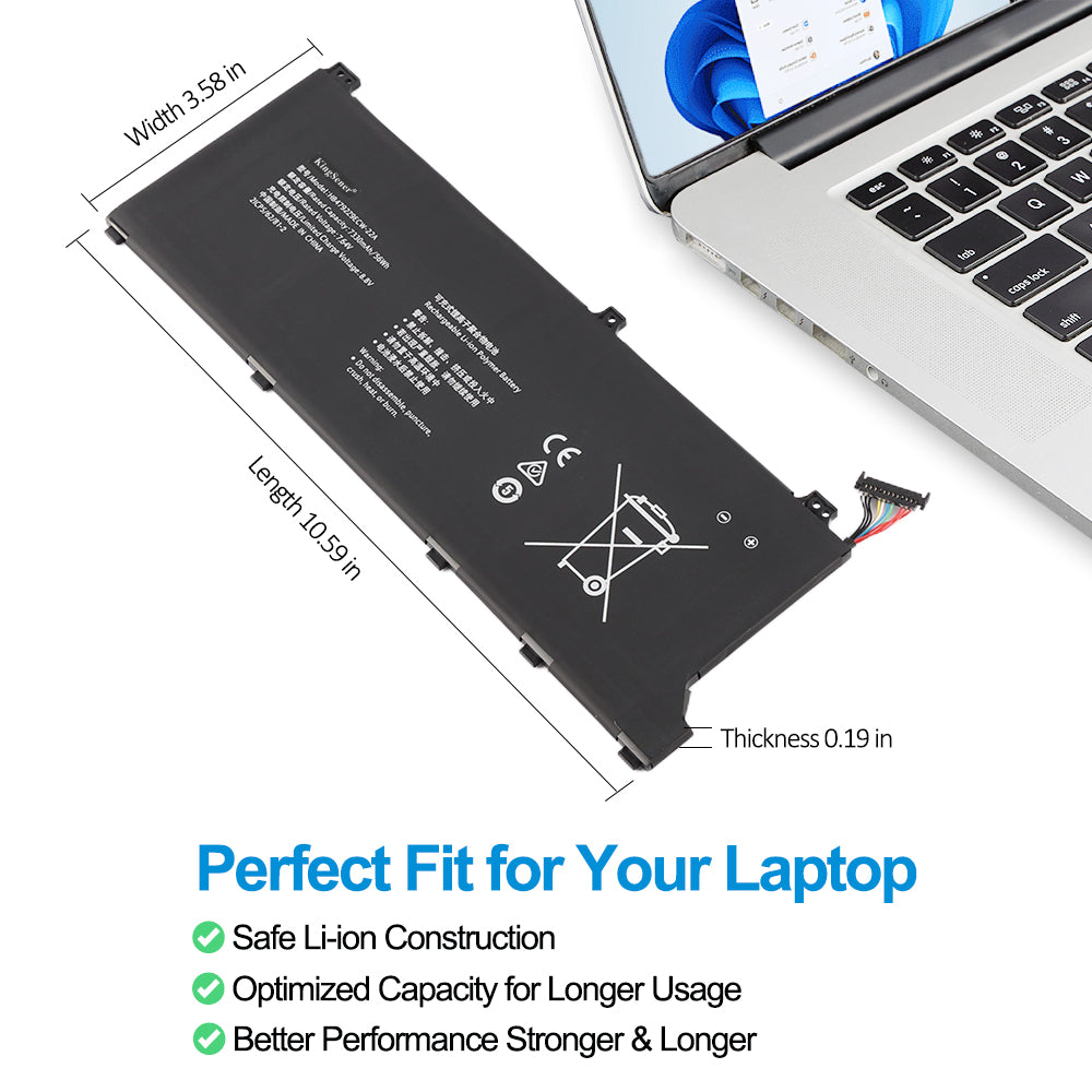 HUAWEI-HB4792Z9ECW-22A-7.64V-56WH-Laptop-Battery