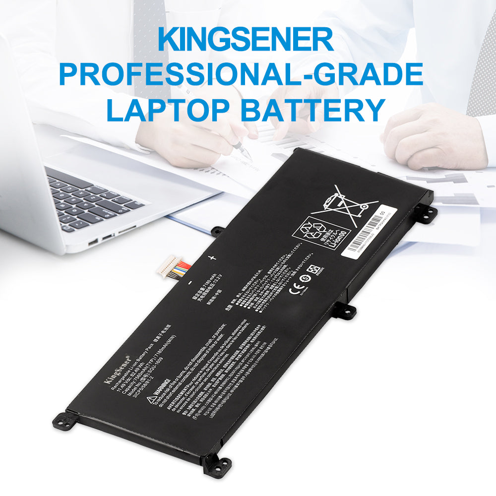 Hasee SQU-1609 replacement professional-grade Li-ion laptop battery 11.49V 82.49Wh 7560mAh for gaming notebook