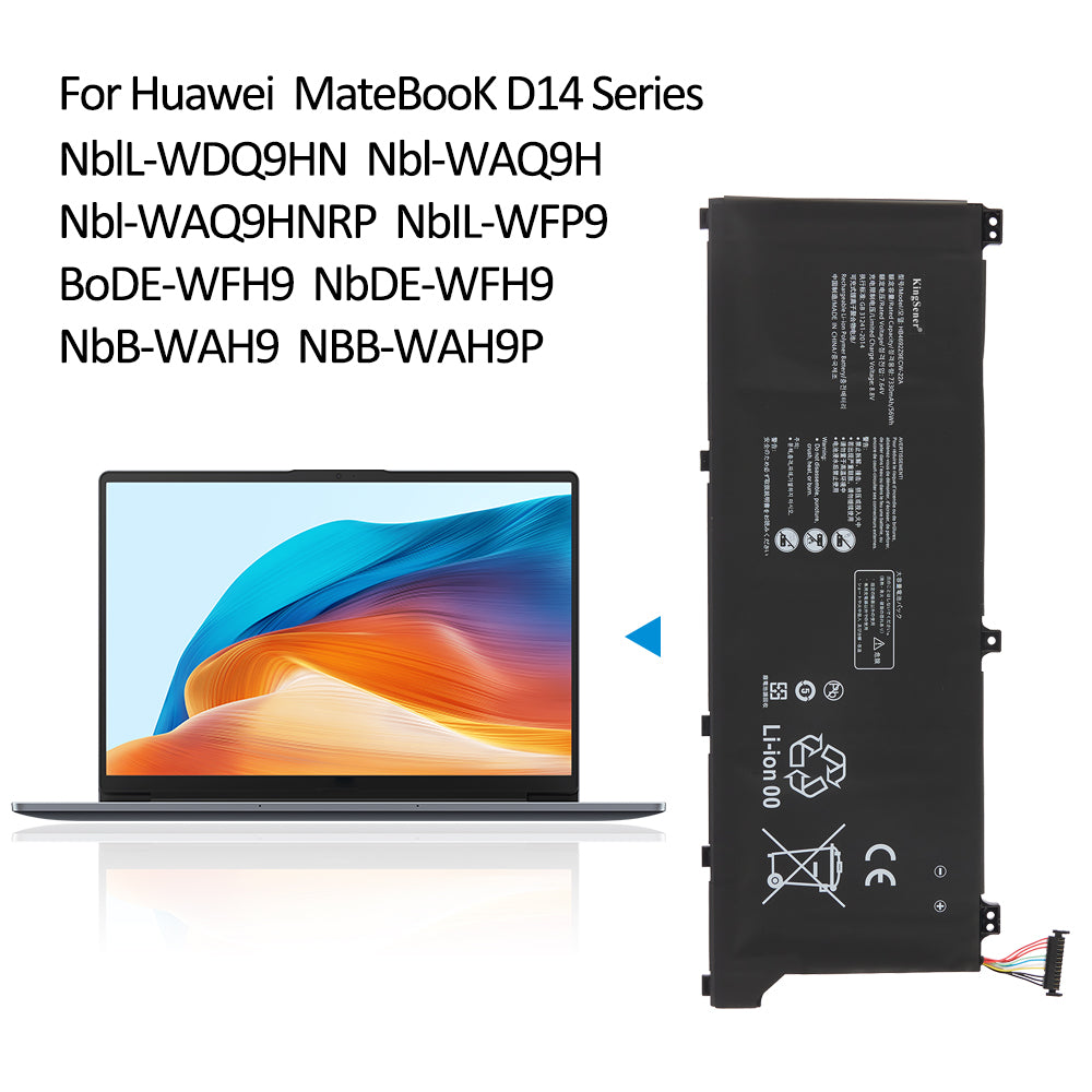 Huawei-HB4692Z9ECW-22A-7.64V-56WH-Laptop-Battery