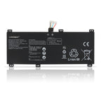 HB6081V1ECW-41 replacement battery for Huawei MateBook D16, back label view with Li-ion 15.28V 3665mAh 56Wh specs