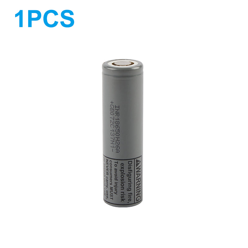 INR18650H26A 2500mAh 3.6V Li-ion Rechargeable Battery Cell – 22A High Drain