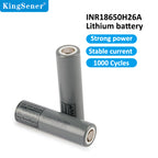 INR18650H26A 2500mAh 3.6V Li-ion Rechargeable Battery Cell – 22A High Drain