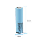 Celdas INR18650MH1 de 3200 mAh y 3,7 V para baterías recargables de litio LG, linternas, cigarrillos electrónicos, soldadura por puntos y cable conductor (1-10 unidades)