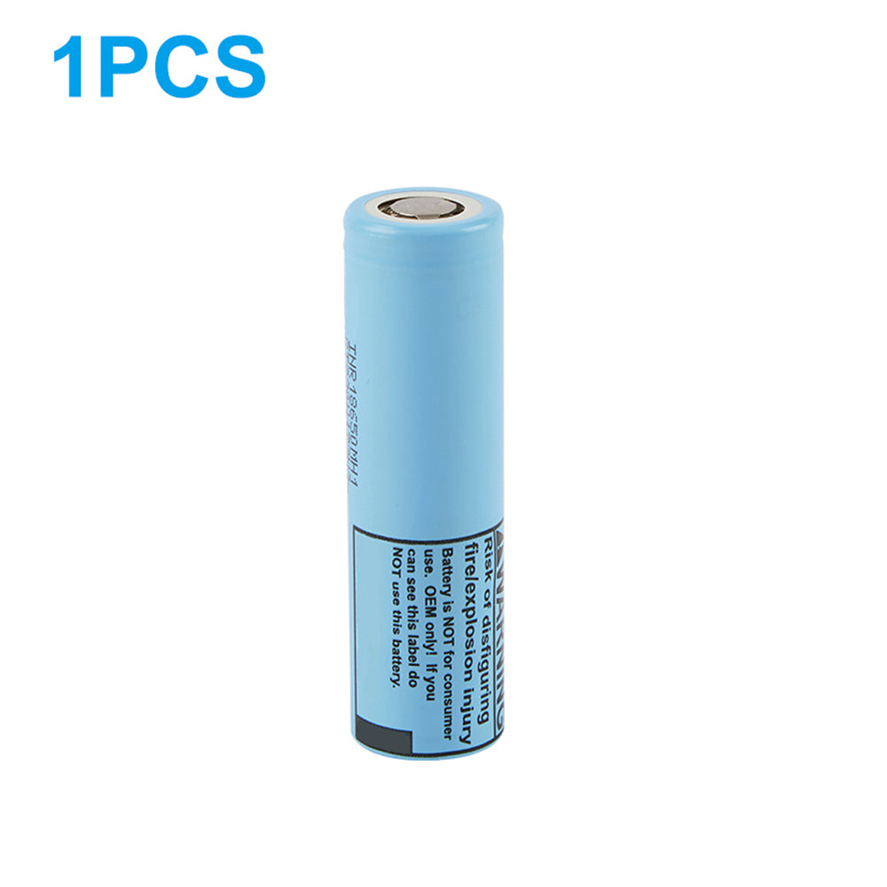 Celdas INR18650MH1 de 3200 mAh y 3,7 V para baterías recargables de litio LG, linternas, cigarrillos electrónicos, soldadura por puntos y cable conductor (1-10 unidades)