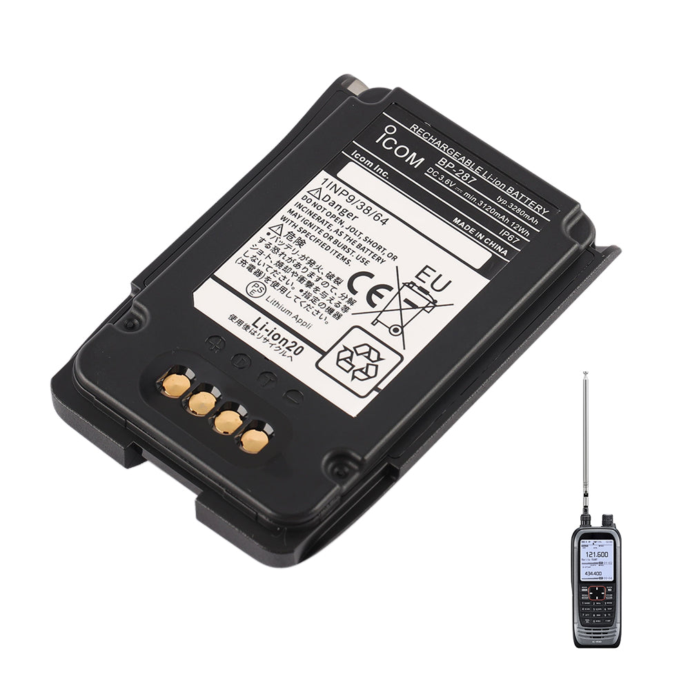 Icom-BP-287-3.6V-12Wh-Radio-Battery