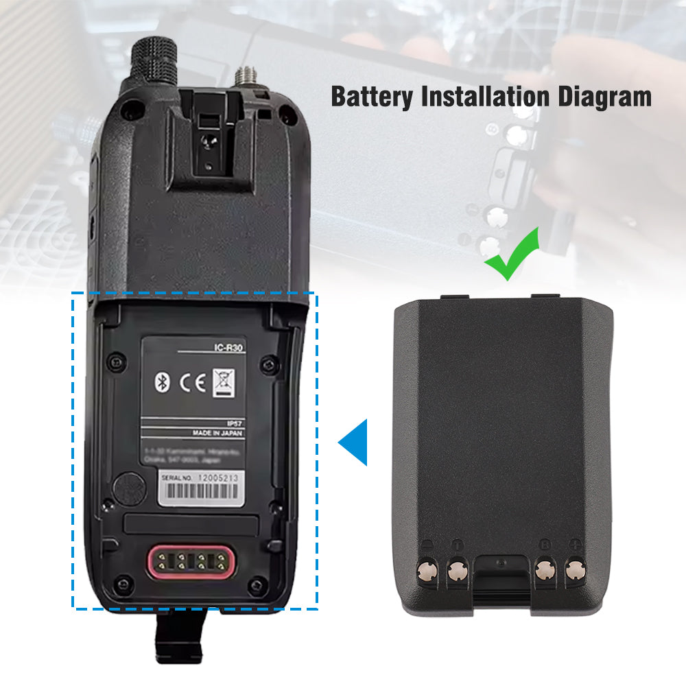 Icom-BP-287-3.6V-12Wh-Radio-Battery