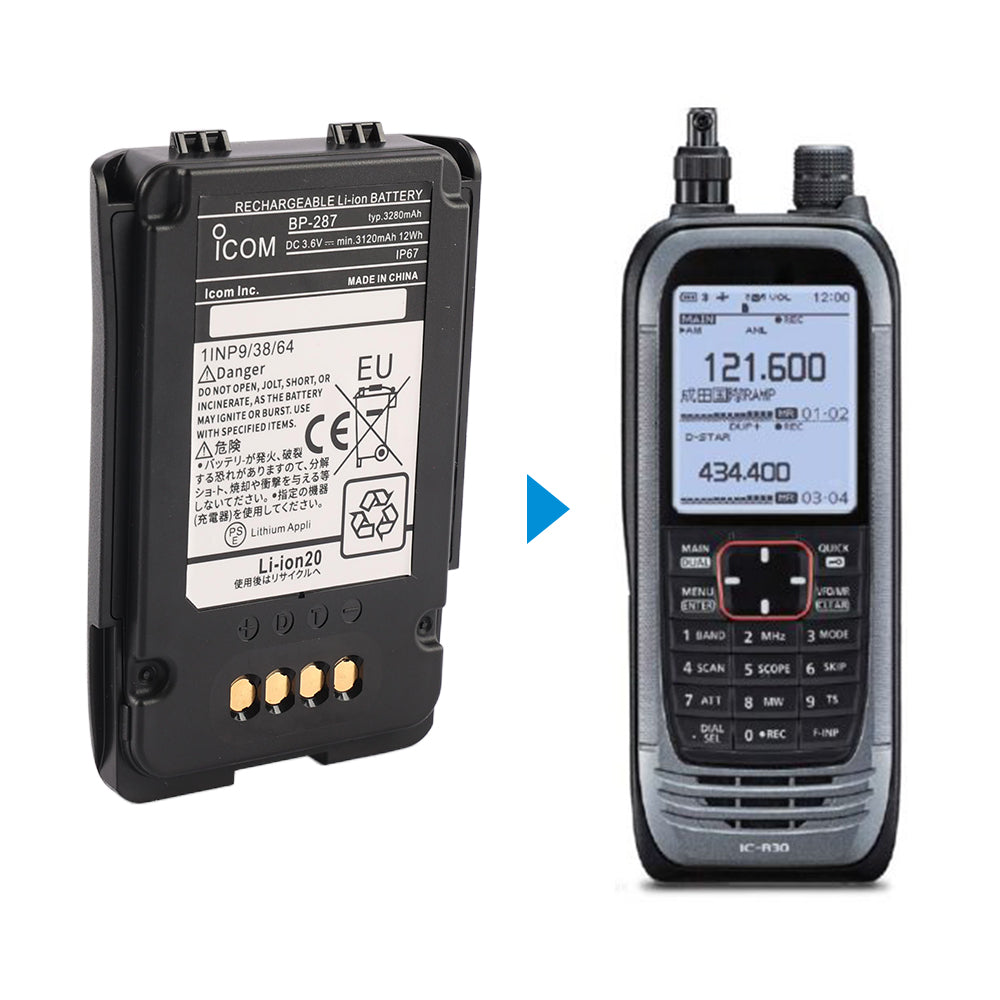 Icom-BP-287-3.6V-12Wh-Radio-Battery