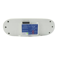 BA-300 14.4V 83.5Wh 5.8Ah Li-ion replacement battery for Inogen One G3 OxyGo, white shell with blue label, white background