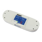 BA-300 replacement battery for Inogen One G3 OxyGo, 14.4V 83.5Wh 5.8Ah Li-ion white shell with blue label showing specs and safety warnings on clean white background