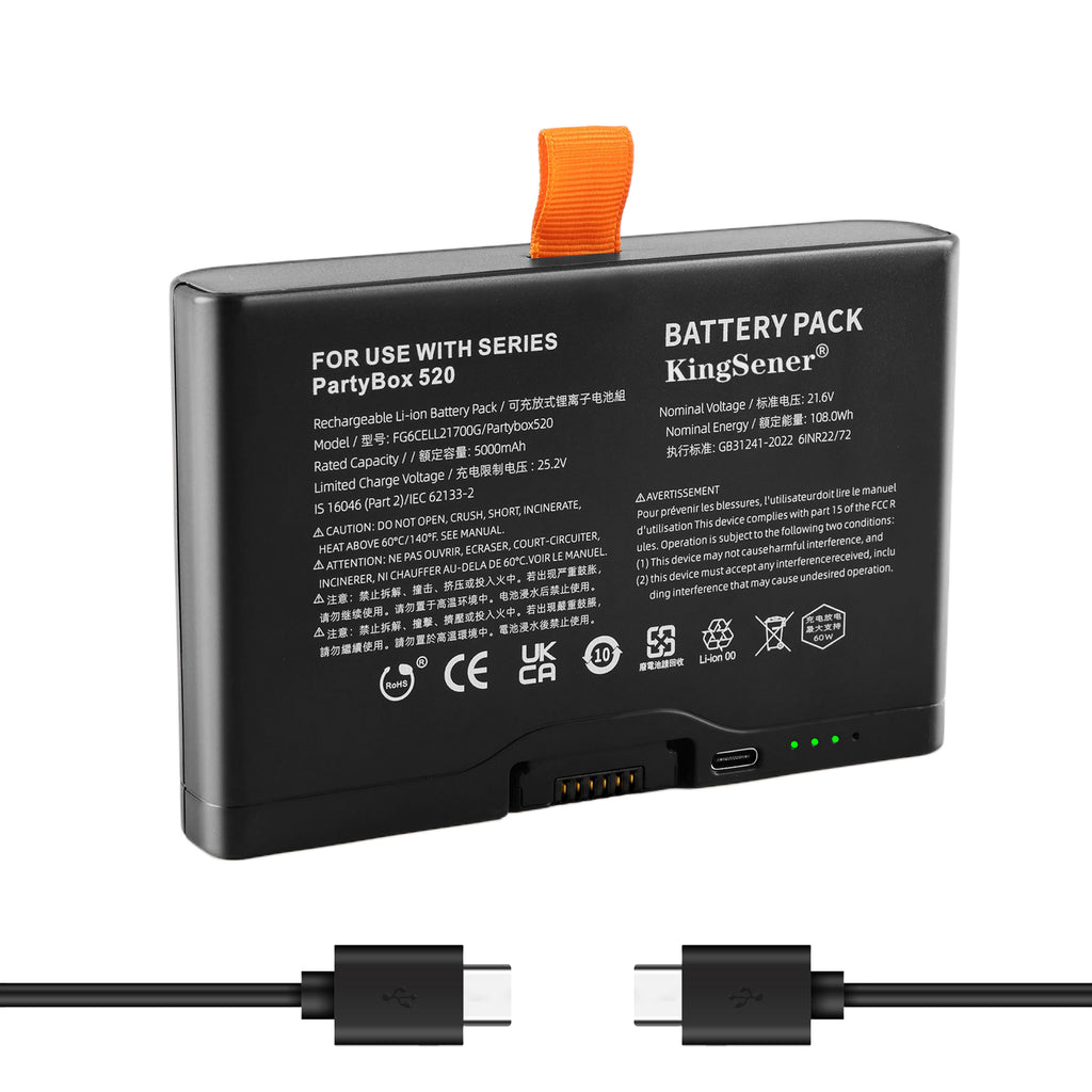 JBL-FG6CELL21700G-21.6V-108Wh-Bluetooth-Speaker-Battery