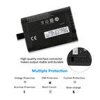 Interface view of the Inspired Energy KSE-2040 lithium battery pack for measuring instruments