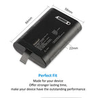 Technical data label on the Inspired Energy KSE-2040 battery for coordinate measuring machine power