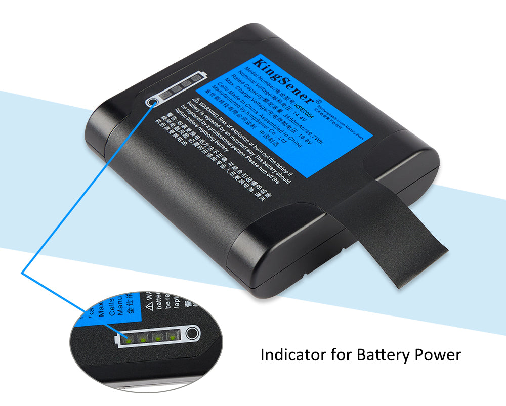 Connection interface view for the FLIR KSE-2054 lithium ion battery pack for industrial testing