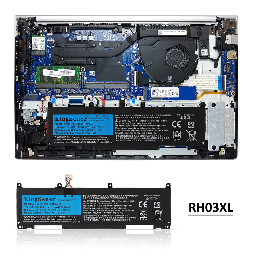 Kingsener-RH03XL-11.4V-45Wh-Battery