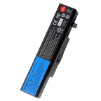 L11S6Y01 high quality replacement battery for Lenovo ThinkPad E430 E431 E535, 10.8V 48Wh rechargeable Li-ion, front view showing technical labels and brand.