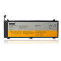 L12M4P61 Rechargeable Laptop Battery for Lenovo, 7.4V 45Wh, rectangular black battery with cable connector.