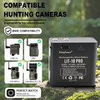 LIT-10 Pro compatible with Cell-Lin LM2 Link-Micro Link-Micro-S-LTE hunting trail cameras, wide compatibility perfect match replacement