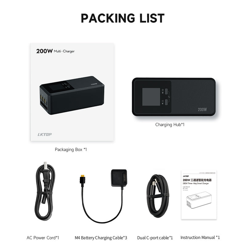LKTOP-200W-Fast-Charging-Hub