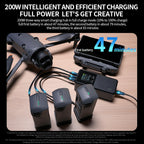 LKTOP-200W-Fast-Charging-Hub