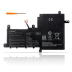B31N1729 replacement battery for Asus VivoBook S15 S530FA, 11.52V 42Wh Li-ion, front view with installation screwdriver
