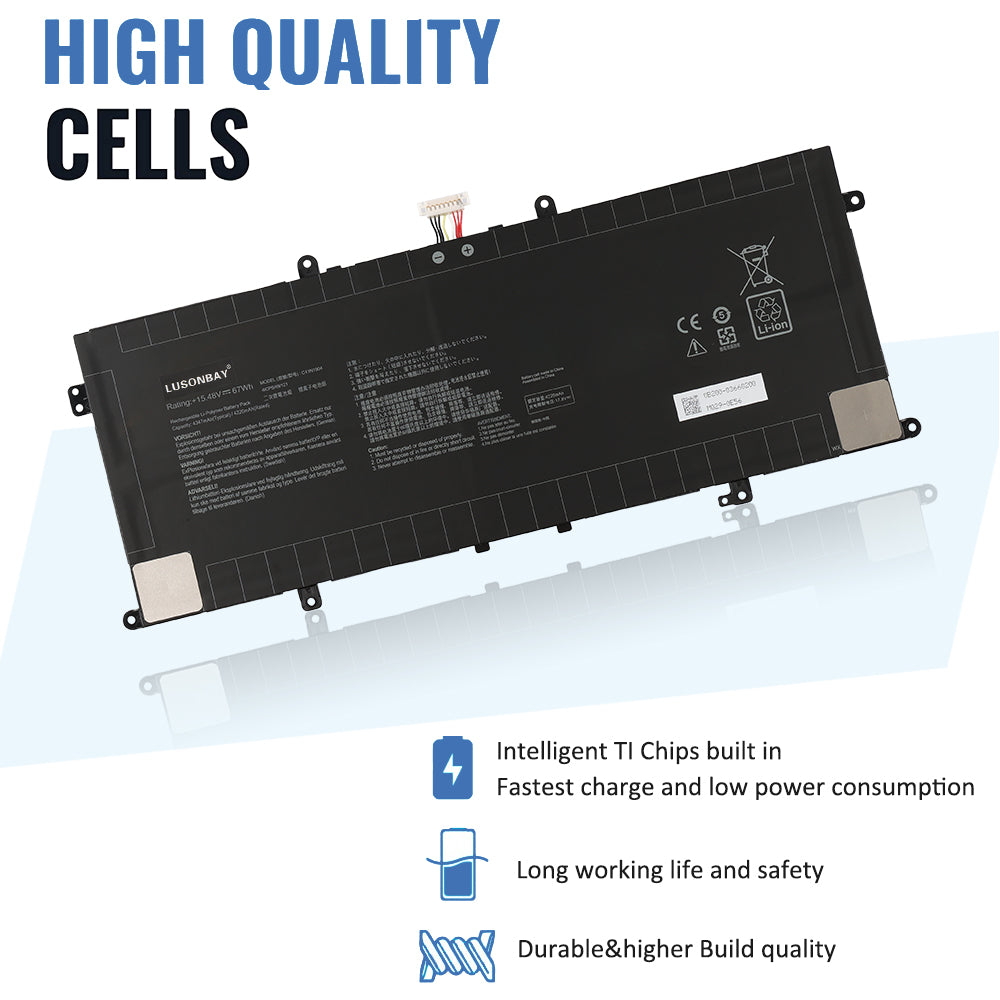 LUSONBAY C41N1904 Replacement Battery For ASUS ZenBook 14 UX425UA UM425IA UX425EA - High Quality Cells