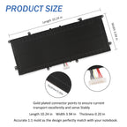 LUSONBAY C41N1904 Replacement Battery For ASUS ZenBook 14 UX425UA UM425IA UX425EA - Product Size