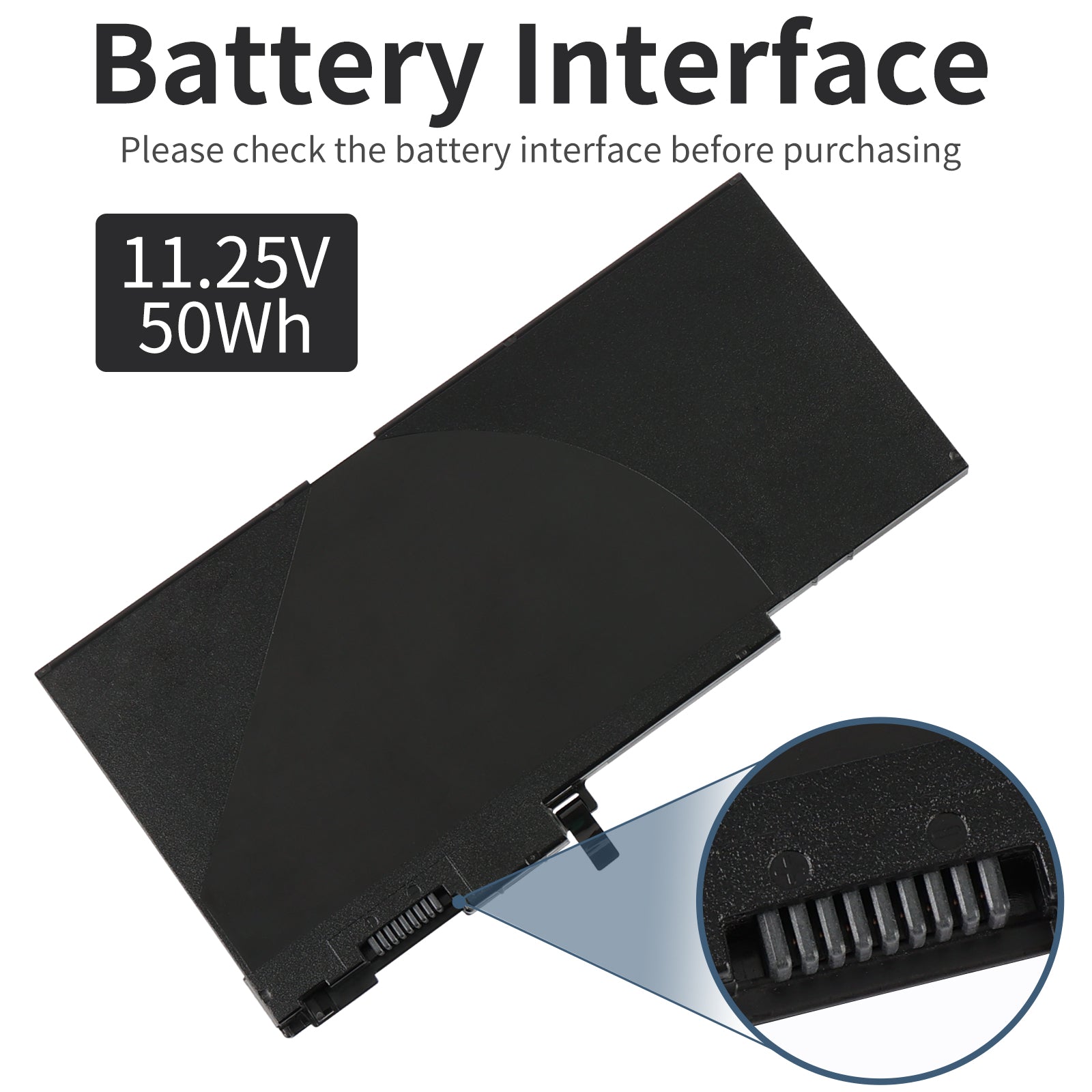 LUSONBAY CM03XL Battery For HP EliteBook 840 G1 G2 745 850 G1 G2 HSTNN-IB4R - Battery Interface